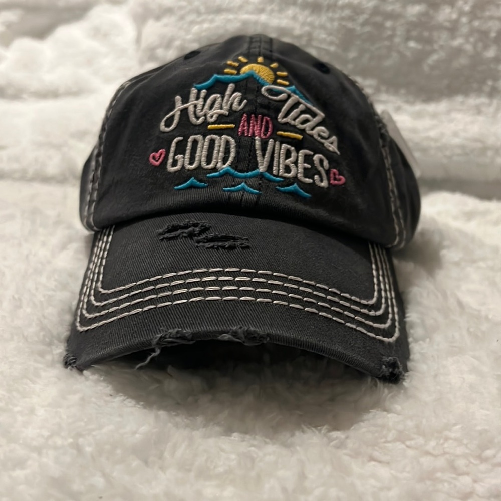 High Tides and Good Vibes Cap